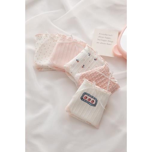 👙 Quần Lót Nữ Softie ❤️Quần Lót Coton Hồng Tăm cao cấp mềm mại kháng khuẩn sexy gợi cảm 0036 👙
