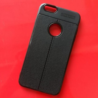 [Xả Lỗ] Ốp Lưng iPhone 6 Plus/6s Plus Dẻo Giả Da Đen Đẹp Chống Shọck