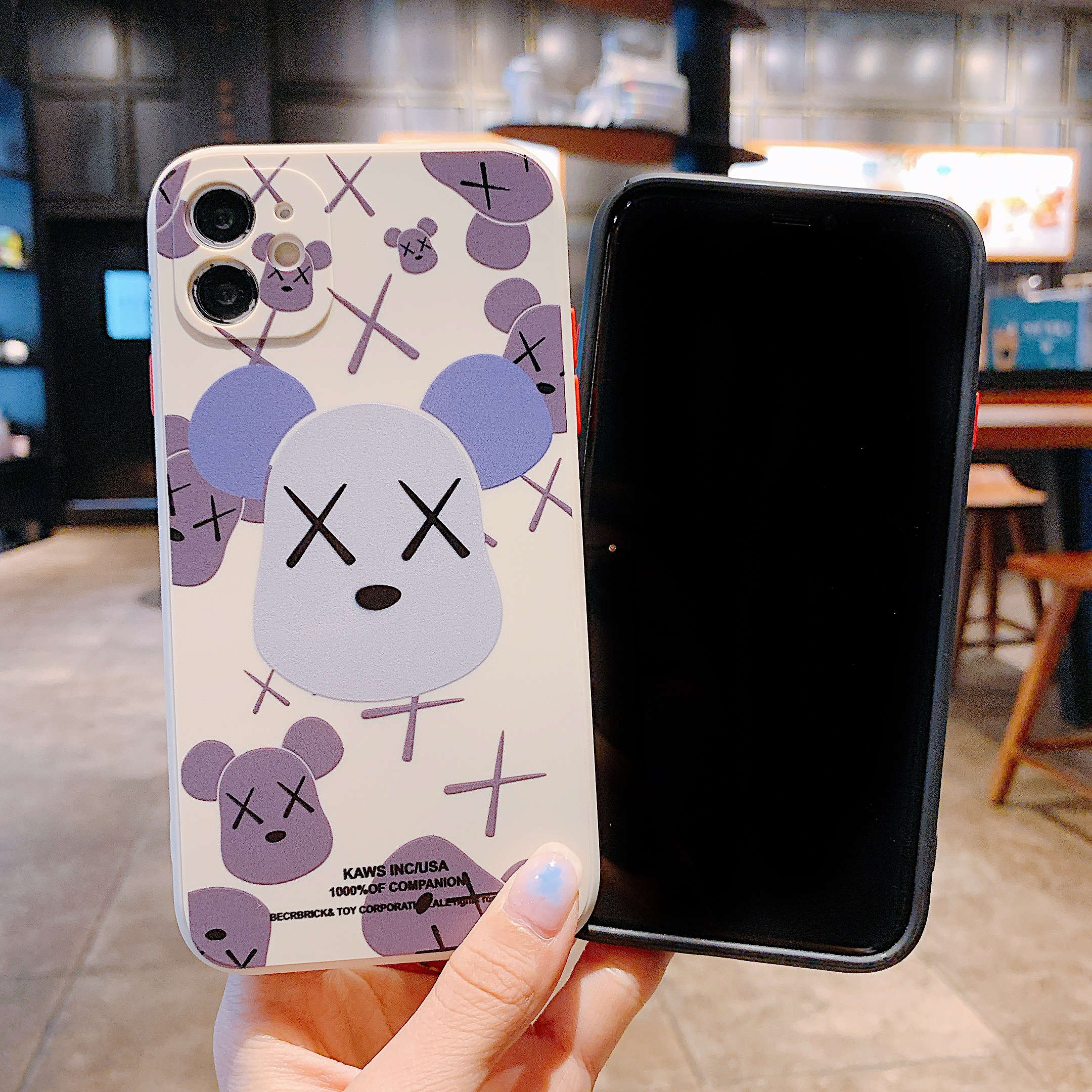 Ốp Điện Thoại In Hình Gấu Kaws Độc Đáo Cho Oppo Reno5Pro Reno4 Z | BigBuy360 - bigbuy360.vn