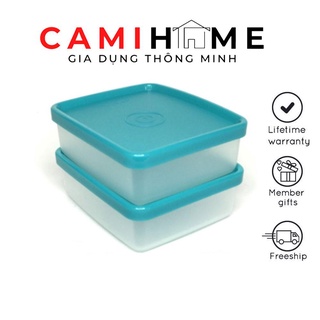 Hộp vuông Mini Square 150ml Tupperware làm từ nhựa nguyên sinh dùng để bảo quản thực phẩm