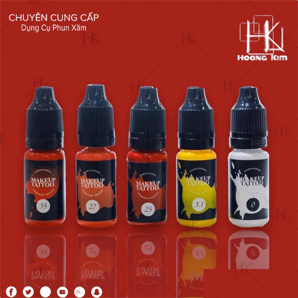 Mực Makeup Chính Hãng Nga Phun Xăm