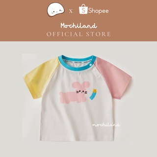 Áo Phông Cho Bé Hình Thỏ | Mochiland x Summer Color Block Collection