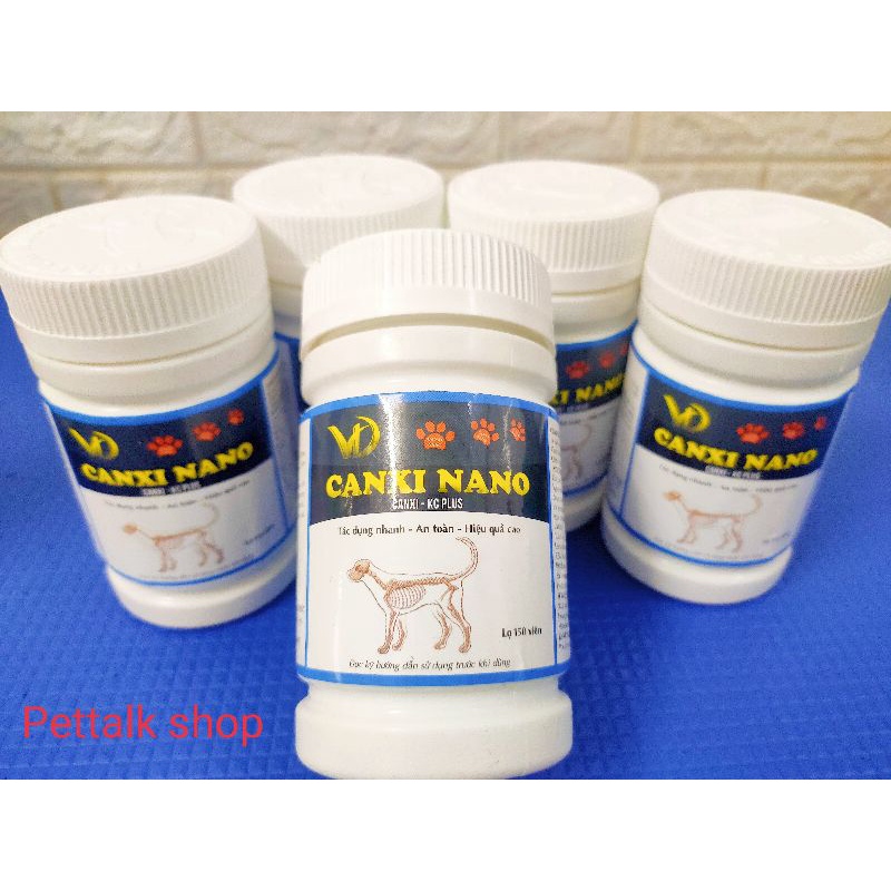 Viên bổ sung Canxi Nano- Chống hạ bàn, cụp tai cho chó