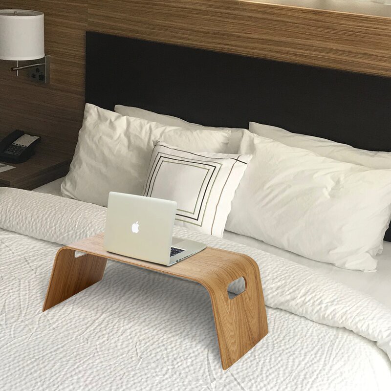 Bàn đa năng gỗ uốn cong PlyConcept ToMa Bed Tray - Veneer Màu Sồi