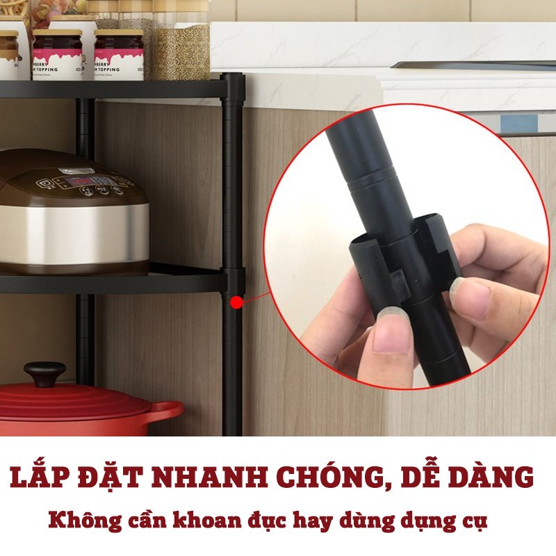 Kệ Góc Sắt Cao cấp 3 tầng thiết kế theo phong cách châu âu.(KG301)