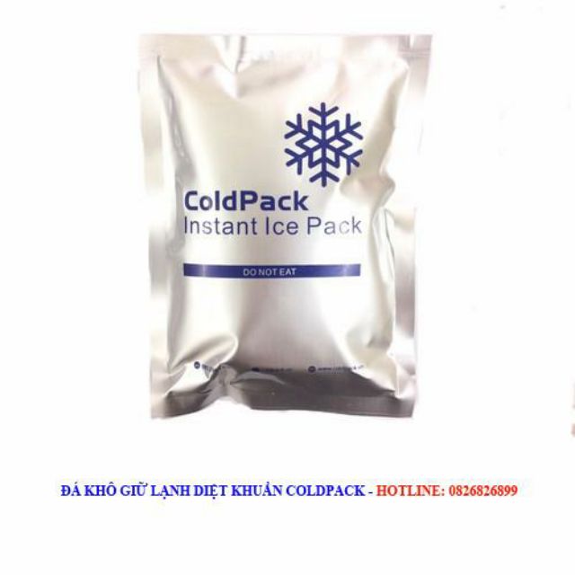 Đá khô tráng bạc diệt khuẩn giữ lạnh siêu bền COLDPACK (Có thể dùng cho quạt điều hòa)