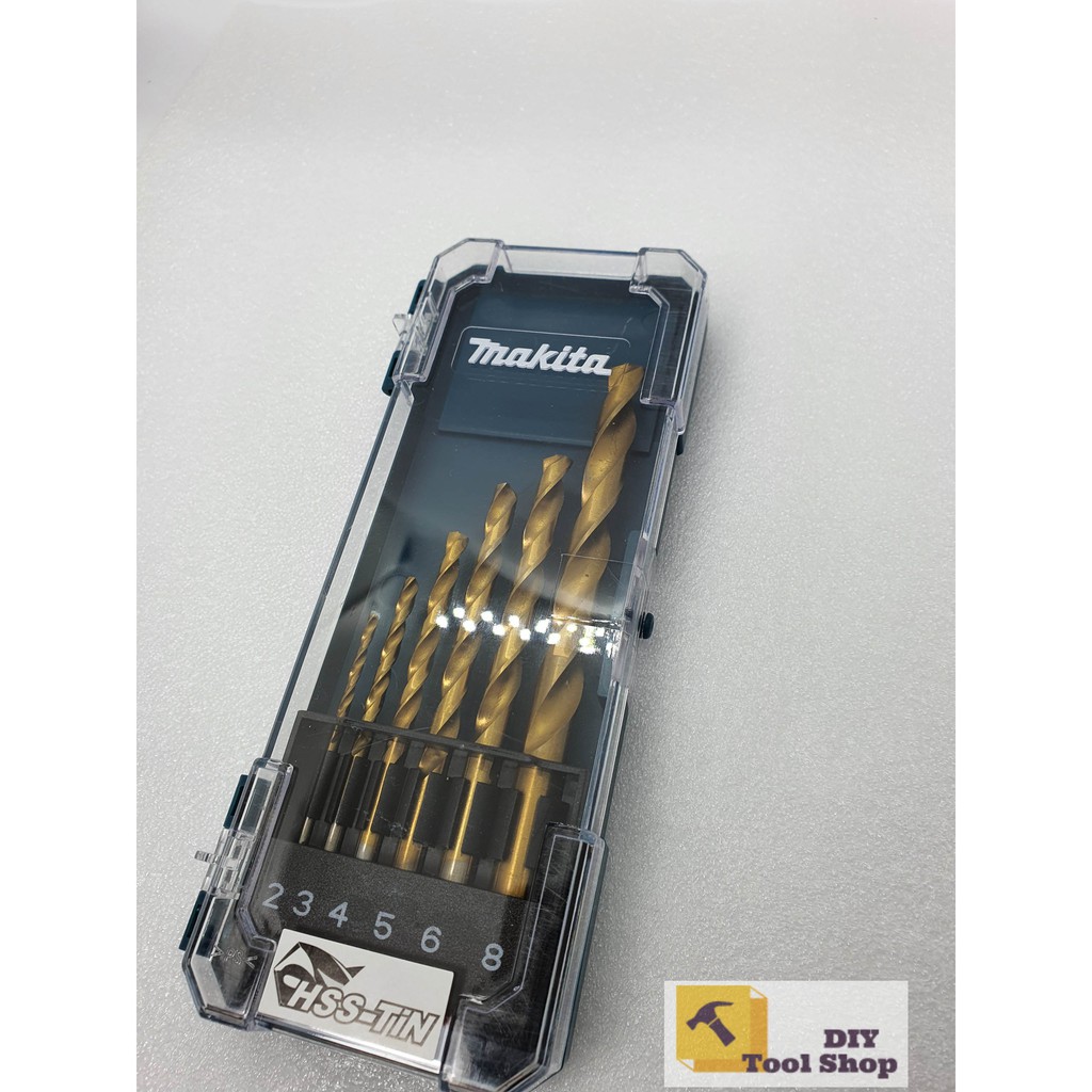 BỘ MŨI KHOAN KIM LOẠI 6 MŨI HSS-TIN IMPACK BLACK  MAKITA D-72833 - Chín Hãng