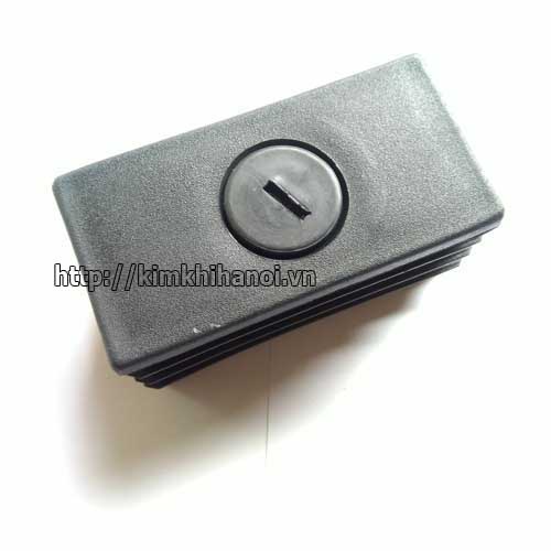 10 cái Đầu nhựa bịt đầu ống sắt thép hộp 40x80 có tăng đưa