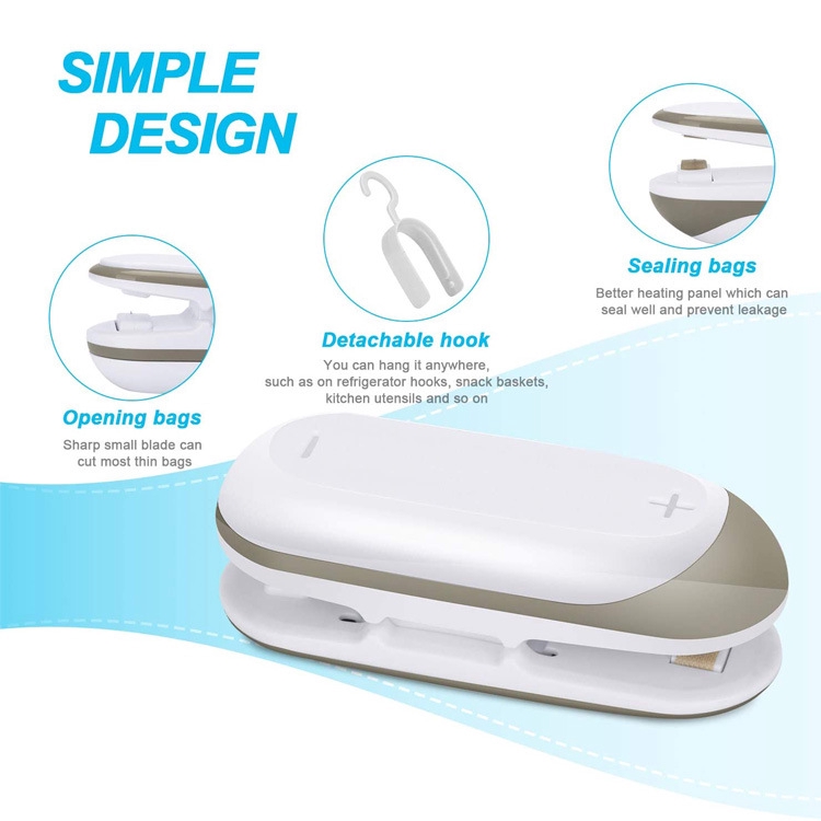 Máy Hàn Miệng Túi Bảo Quản Thực Phẩm 2 Trong 1 Tiện Dụng