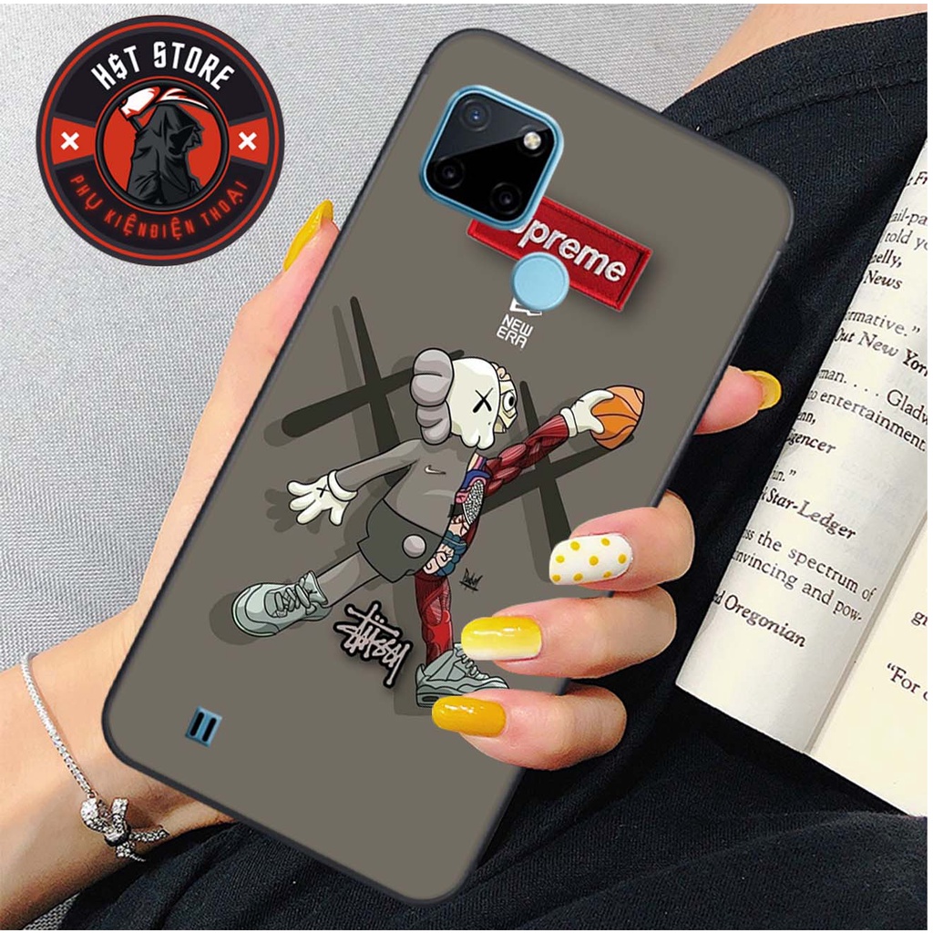 Ốp lưng Realme C21 / Realme C21Y / Realme C15 / Realme C25Y / Realme C12 - in hình gấu kawws broken mới nhất