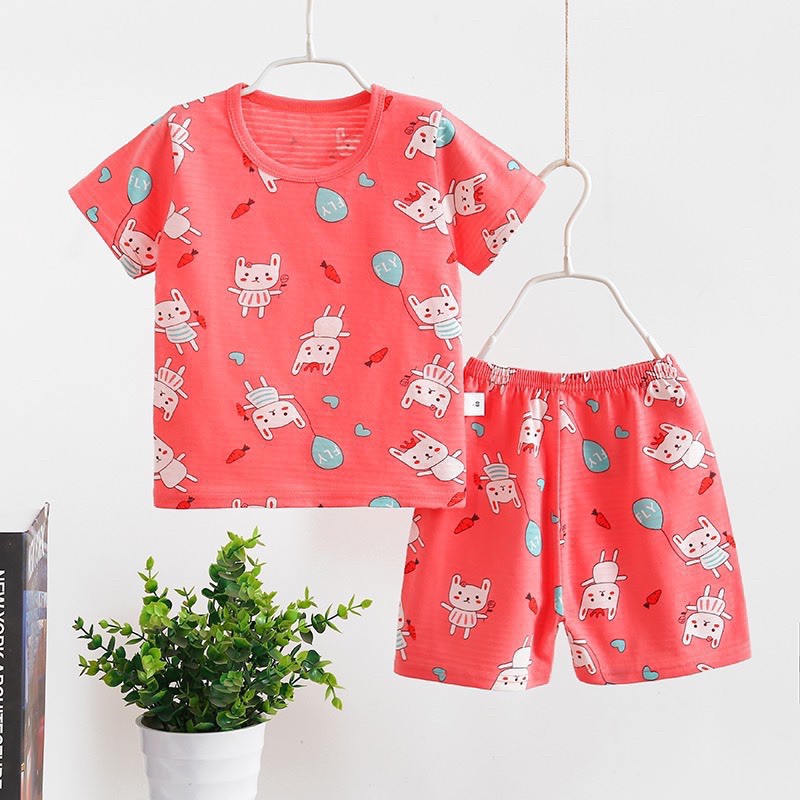 Bộ cộc tay cotton sợi tre mềm mịn cho bé 8-23kg❤️HÀNG QUẢNG CHÂU