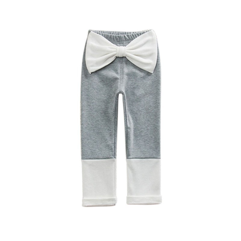 Quần legging phối nơ dễ thương dành cho bé gái