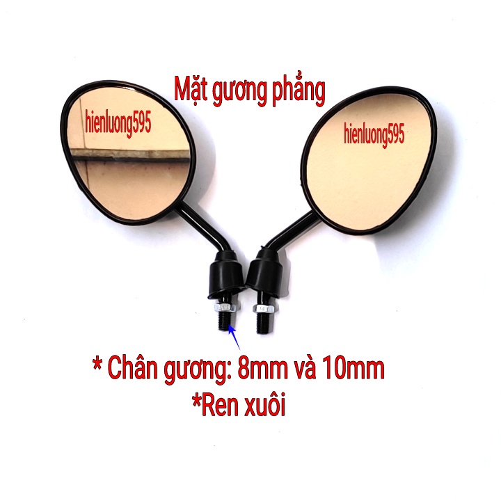 Gương chiếu hậu xe máy lắp cho xe Honda Wave các loại, Lead 110 125, Vision các đời, Airblade, Click