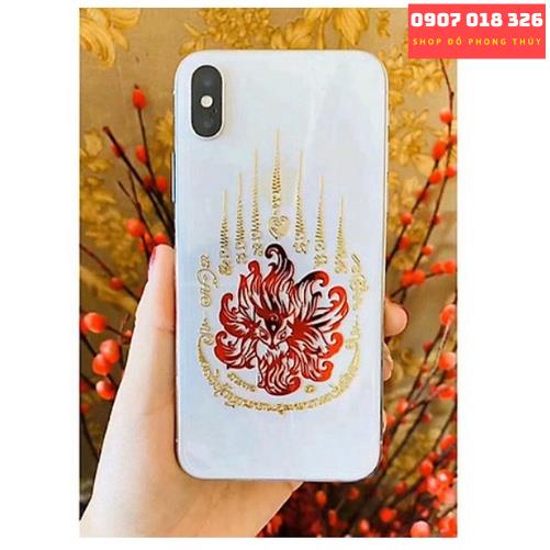 Miếng Dán Điện Thoại Tài Lộc HỒ LY 9 ĐUÔI Đẹp Lung, Linh Phù Hợp Các Loại Điện Thoại, Laptop, Bỏ Ví