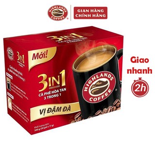 Cà phê hòa tan 3in1 Highlands Coffee (20 gói x 17g)
