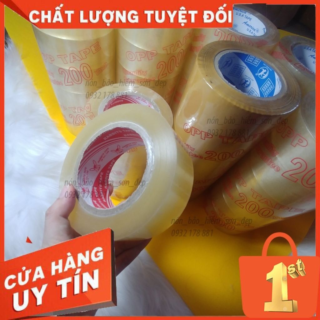 Băng Keo 200y Đóng Hàng Đục (Trong) Tiện Lợi Tiết Kiệm