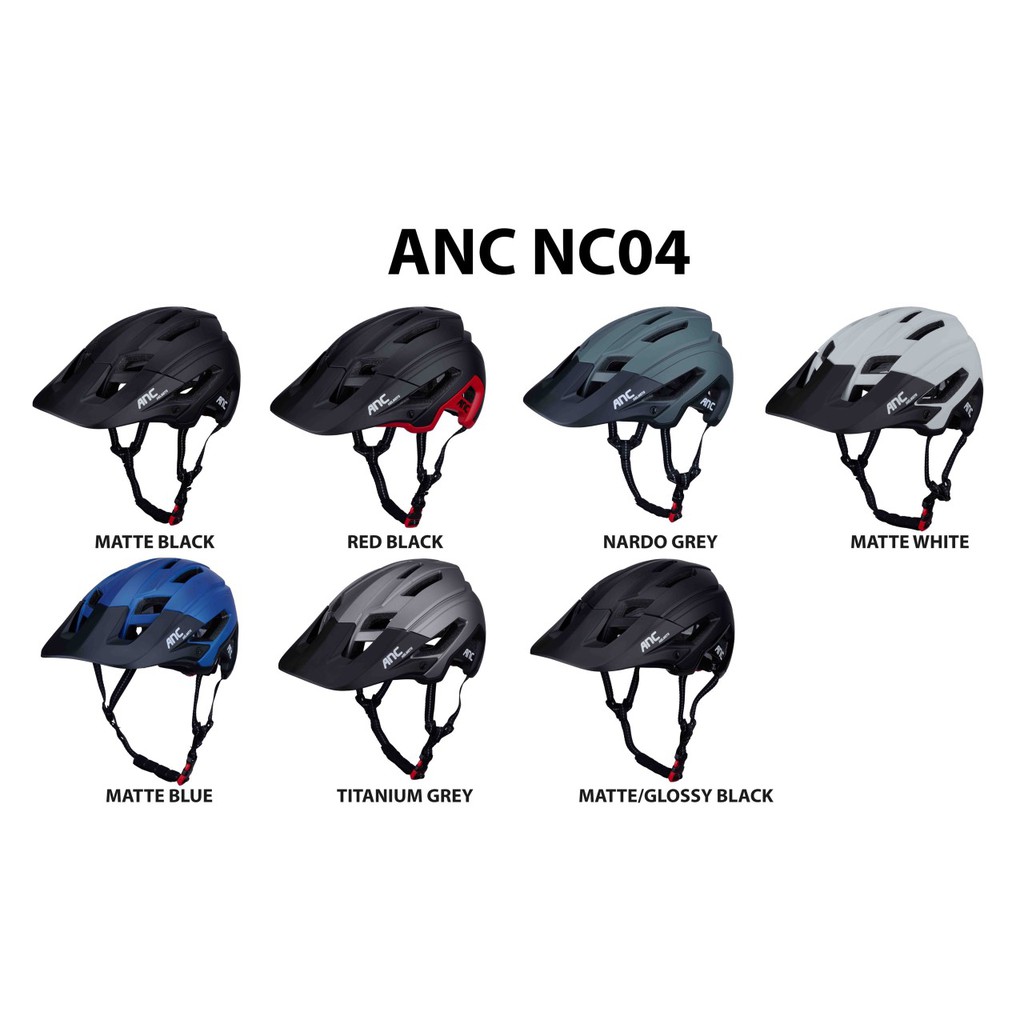 MŨ BẢO HIỂM THỂ THAO ANC NC04 ĐỦ MẪU MỚI NHẤT 2021 SẴN TÚI VÀ HỘP CHÍNH HÃNG