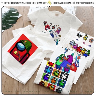 Áo thun unisex in hình game among us play team impostor tay ngắn tay lỡ siêu hot 3158 store