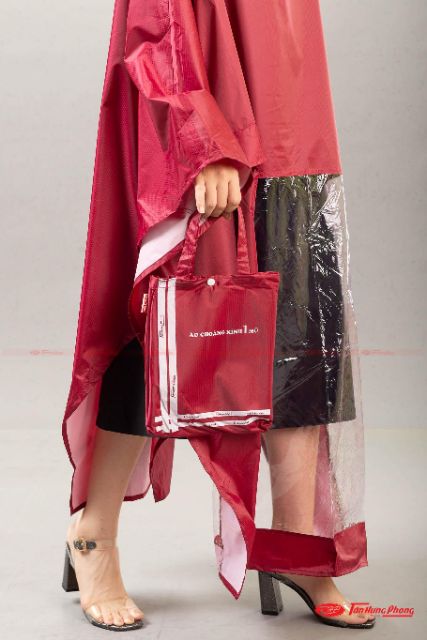 Áo Mưa Vải Dù Siêu Nhẹ 1 Người, 2 Người Tân Hưng Phong