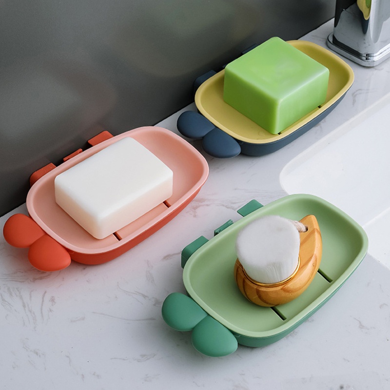 Giá Đỡ Xà Phòng Bằng Nhựa Hình Củ Cà Rốt Dễ Thương