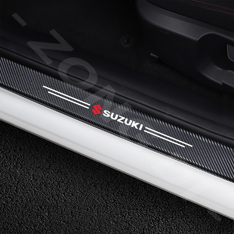 Miếng Dán Cửa Xe Hơi Bằng Sợi Carbon Cho Suzuki XI7 Swift Viva Ertiga Wagon Celerio