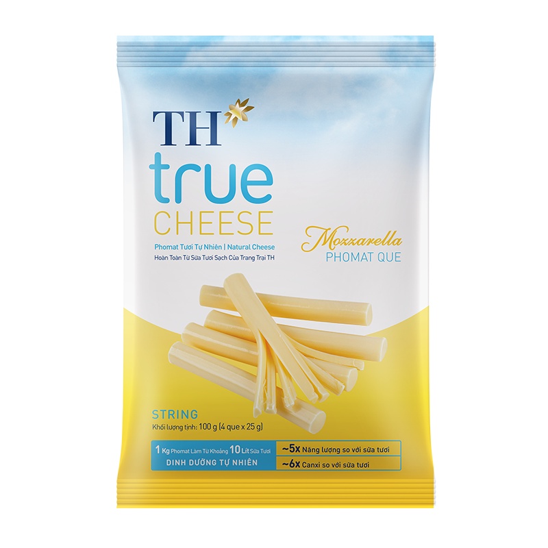 Phô Mai Stick Mozzarella TH TRUE CHEESE TỰ NHIÊN 100G