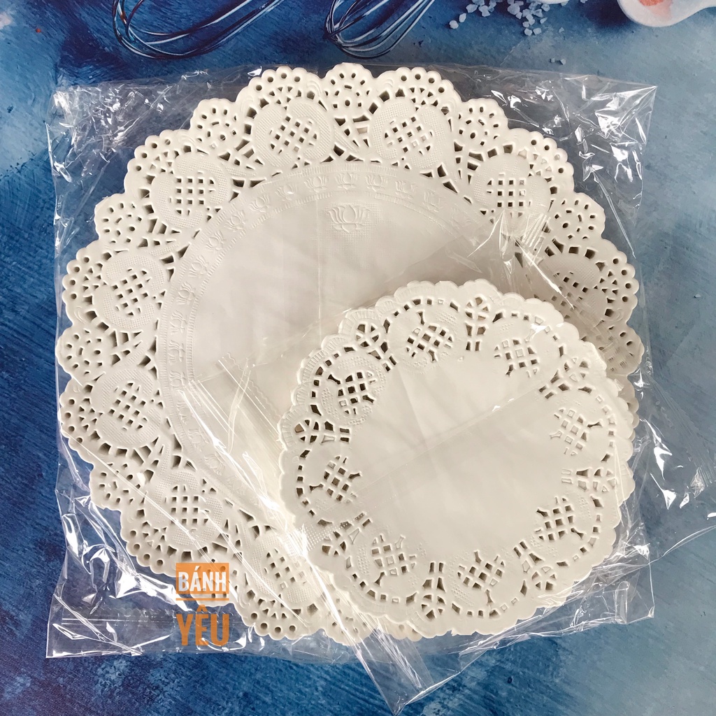 Giấy Ren Lót Bánh Trang Trí Xấp 140 Tờ