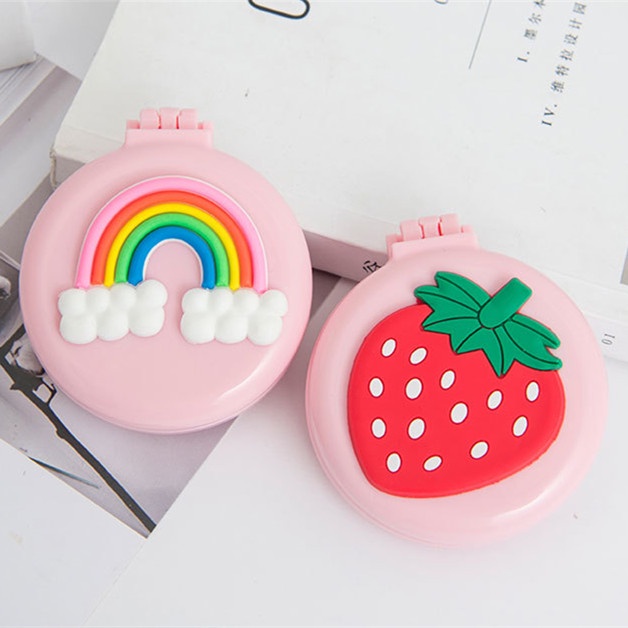 Lược massage hàn quốc phim hoạt hình tròn mềm cầm tay lược massage