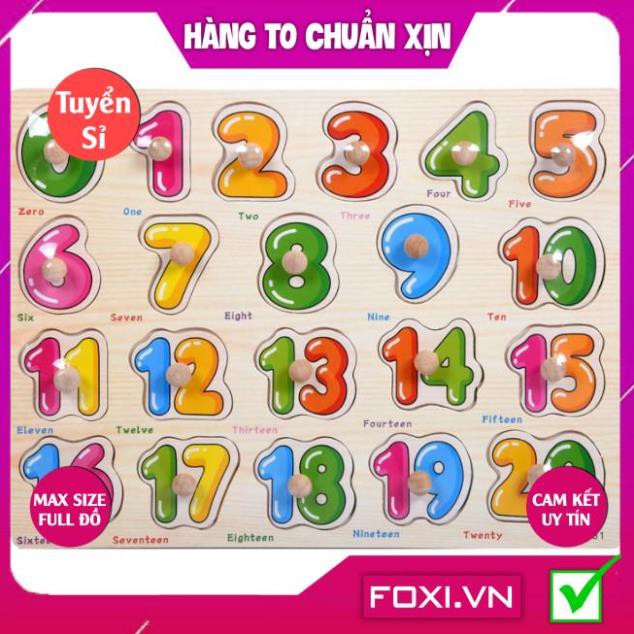 Bảng núm(Loại To) nhiều chủ đề đa dạng thông minh Foxi-Phát triển khả năng ghi nhớ-tưởng tượng-suy luận-logic