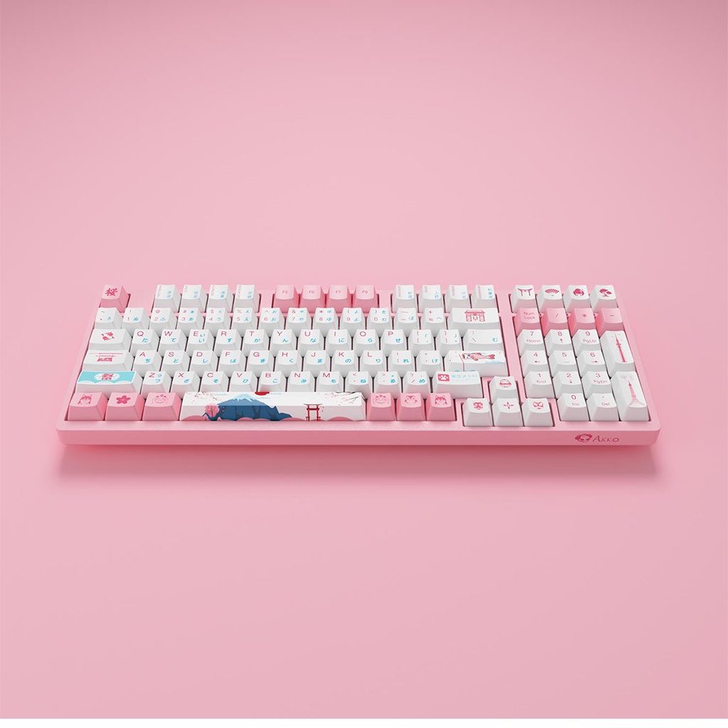 Bàn phím cơ AKKO 3098B Multi-modes World Tour Tokyo R2 Bluetooth 5.0- bảo Hành 24 Tháng Chính Hãng