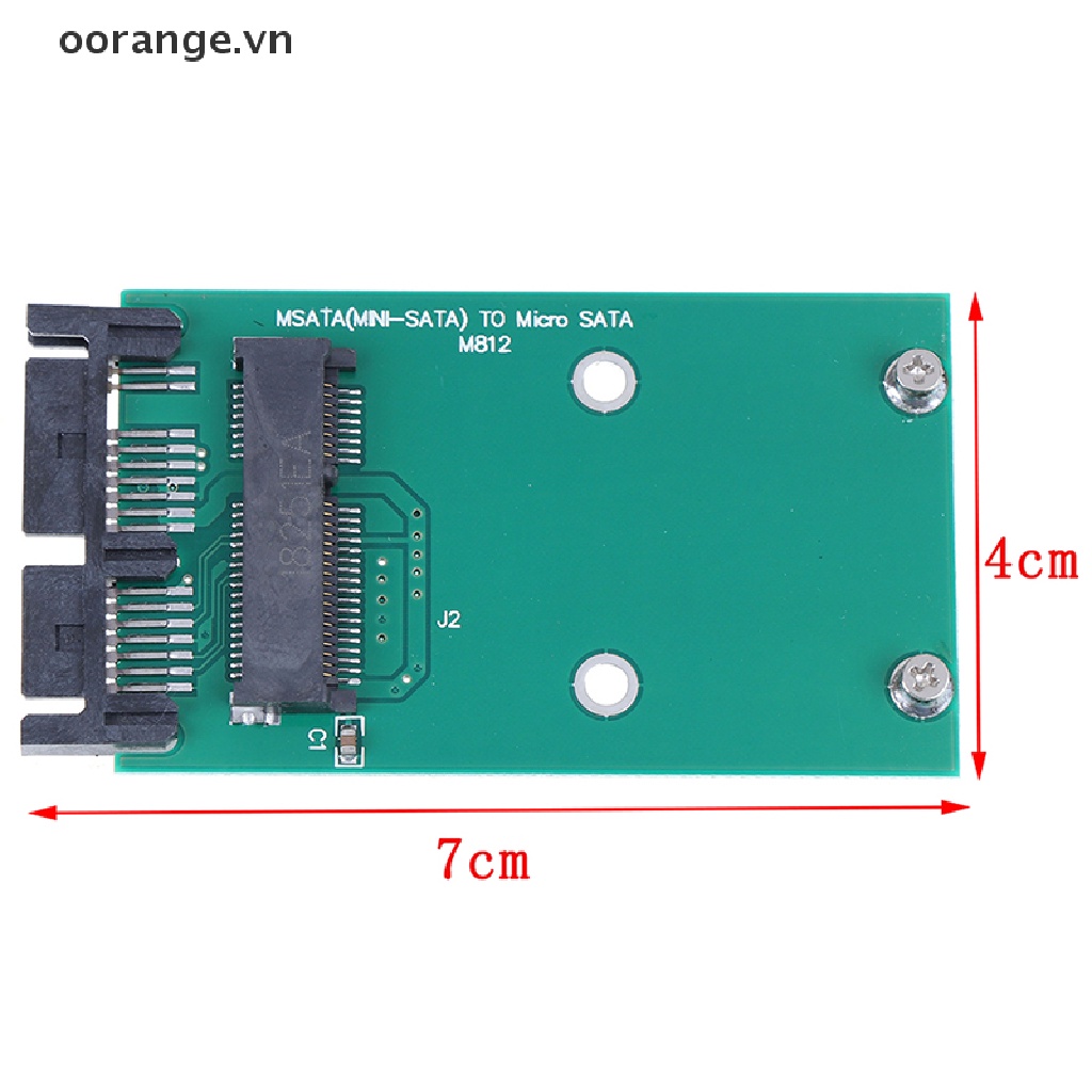 1 Thẻ chuyển đổi PCI-e PCI-e MSATA 3x5cm SSD sang 1.8" Micro SATA | WebRaoVat - webraovat.net.vn