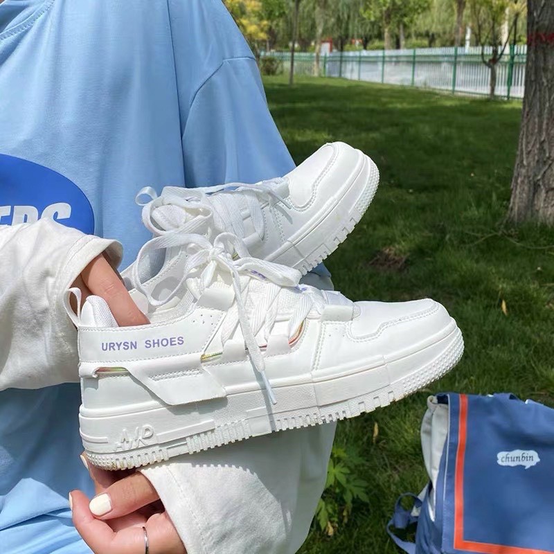 Giày nữ,giày thể thao sneaker có đế pha màu kiểu dáng Đơn giản | BigBuy360 - bigbuy360.vn