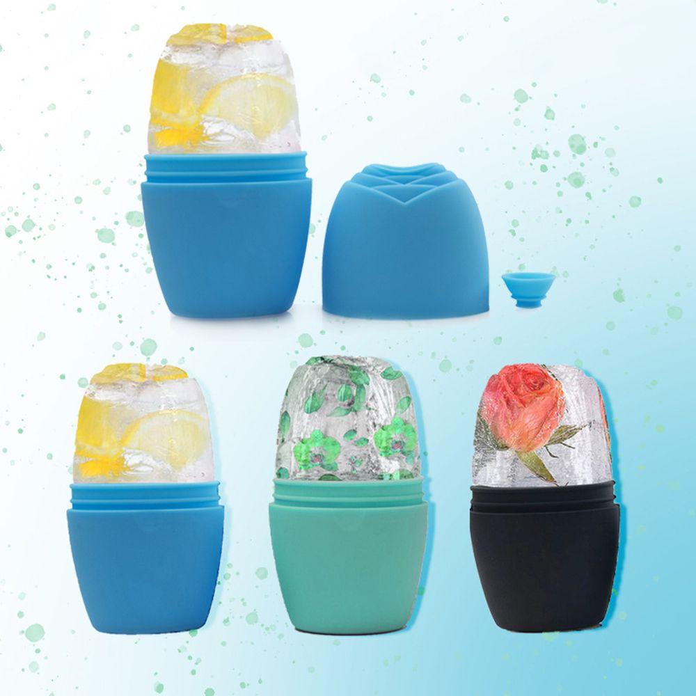 MAURICE Ice Face Roller Reusable Freezable Facial Icing Tool Skin Care Tool Lifting Contour Cooling Face Contour Globes Women Gifts Silicone Ice Cube Mold