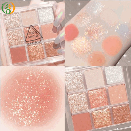 Bảng Phấn Mắt Jiugongge Màu Lì Và Ánh Ngọc Trai Trong Suốt Độc Đáo | BigBuy360 - bigbuy360.vn