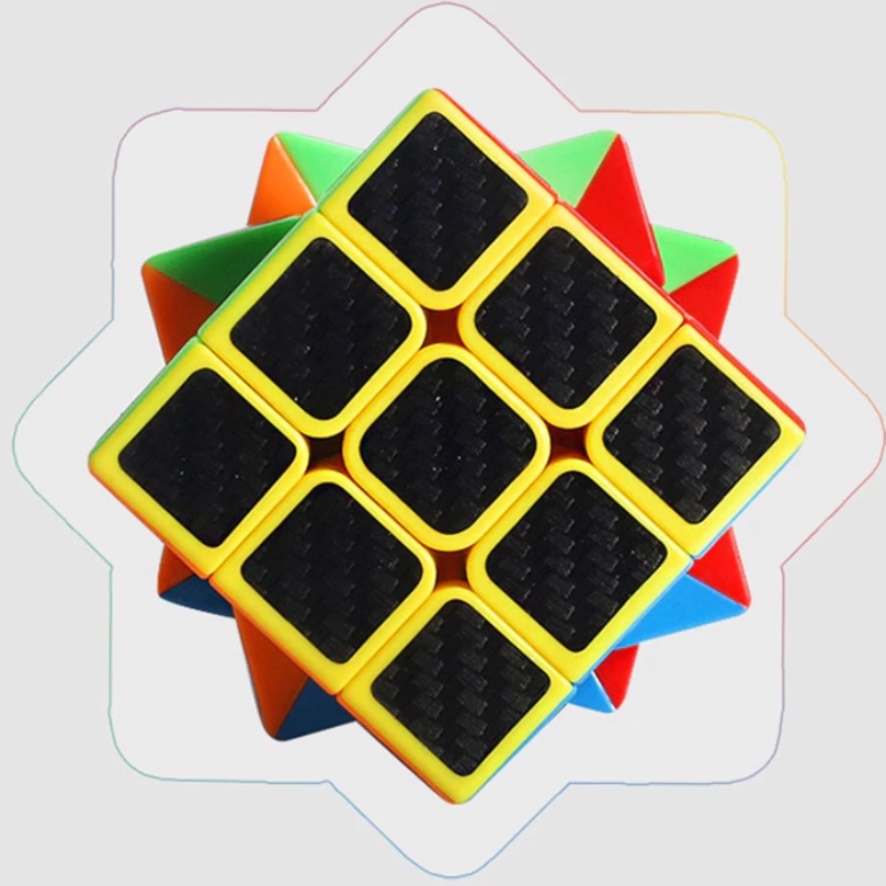 Rubik 3x3 MoYu MeiL ong Stickerless MFJS Rubic 3 tầng ma thuật