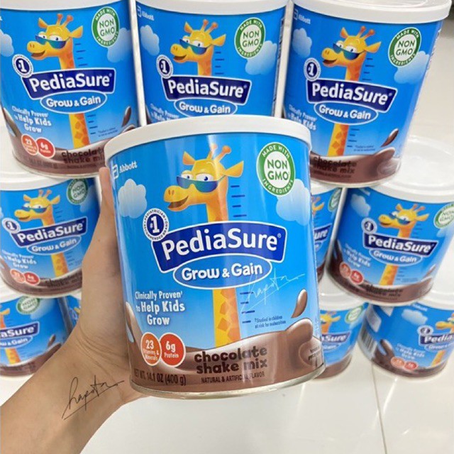 [Ship air- có bill] Sữa pediasure socola grow & gain 400g