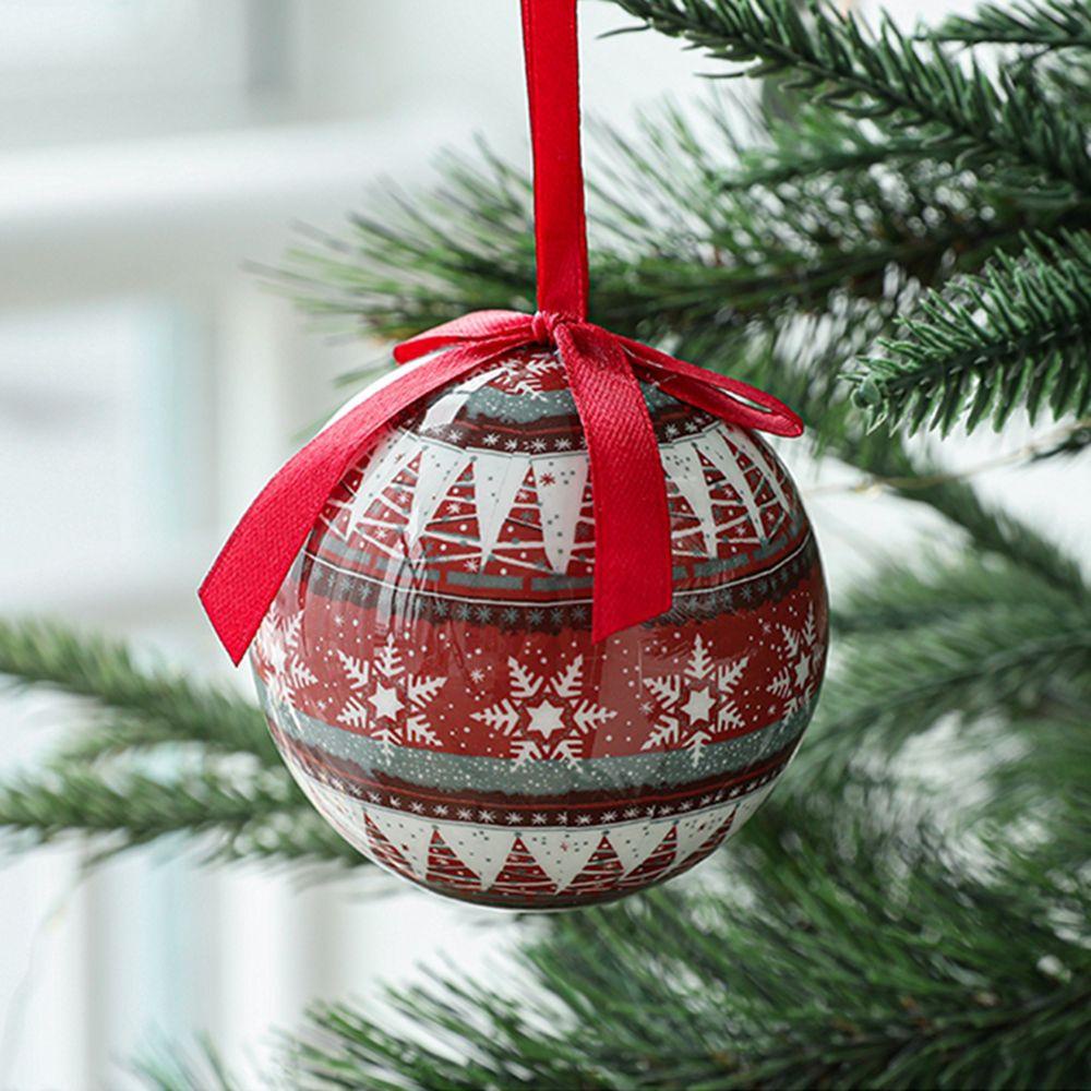 Phụ Kiện Trang Trí Cây Thông Giáng Sinh Năm Mới Bằng Xốp Siêu Nhẹ 7.2Cm DIY