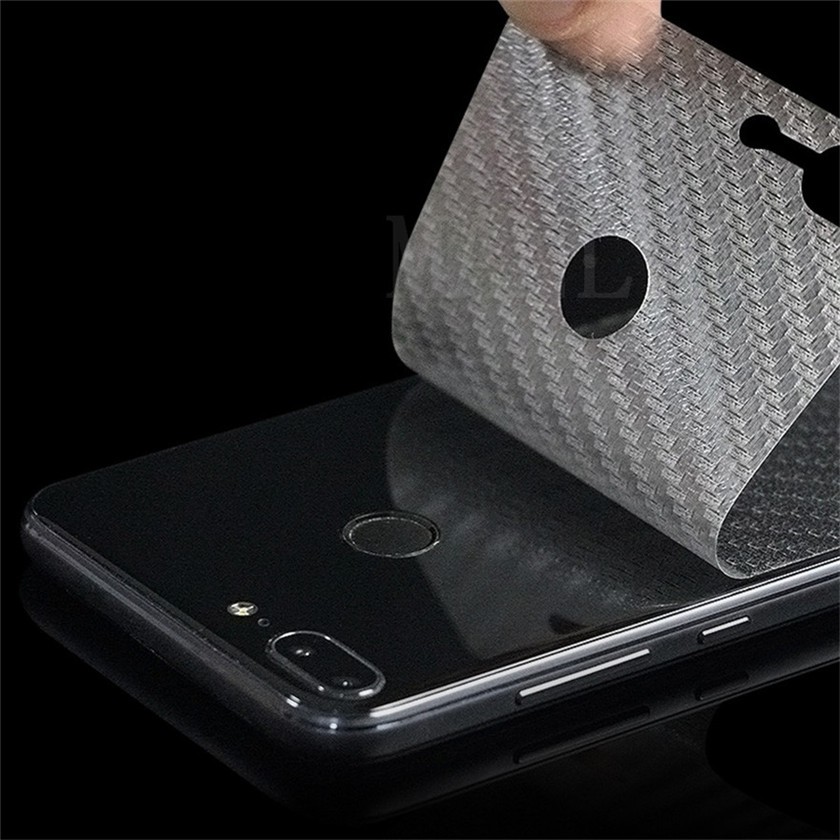 👏Ready Stock🎀 Xiaomi Redmi Note 8 7 6 5 4 4x Pro Miếng Dán Sợi Carbon Bảo Vệ Mặt Lưng Cho