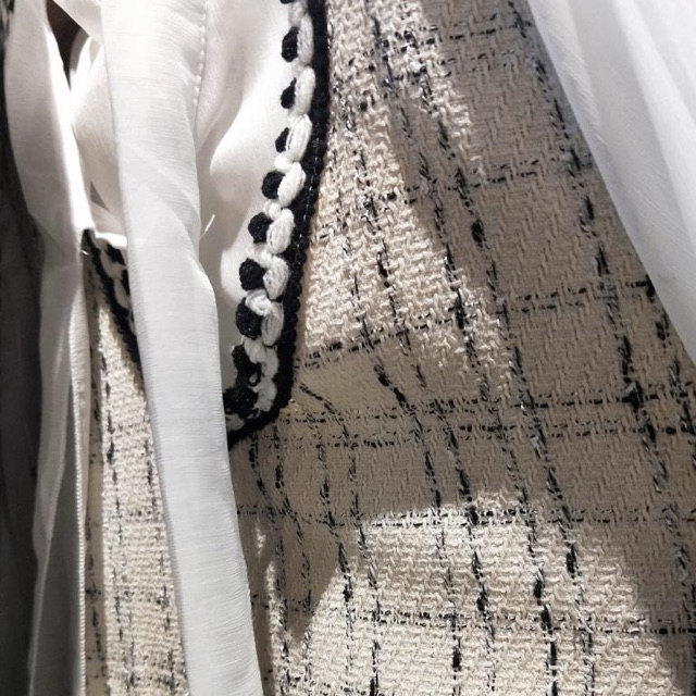 SẴN  Set váy dạ + áo voan chiffon tiểu thư