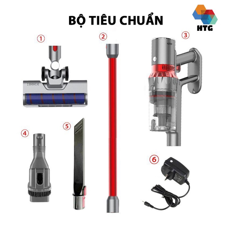 Máy hút bụi Airbot Supersonics Plus 25000Pa, hút và lau 2 trong 1, giường nệm sofa tiện lợi, ống hút xe hơi dụng cụ