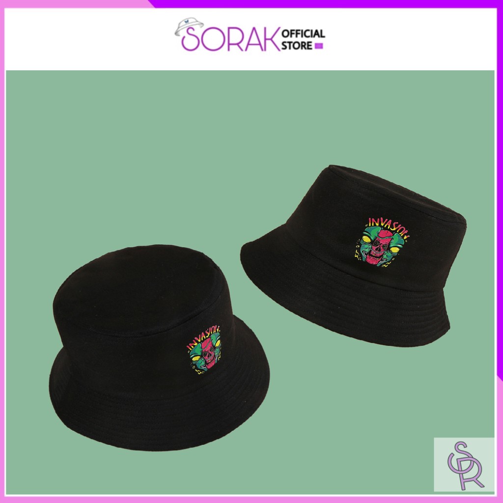 Nón bucket  THUGLIFE nhiều màu phong cách Ulzzang Unisex ZA MB20