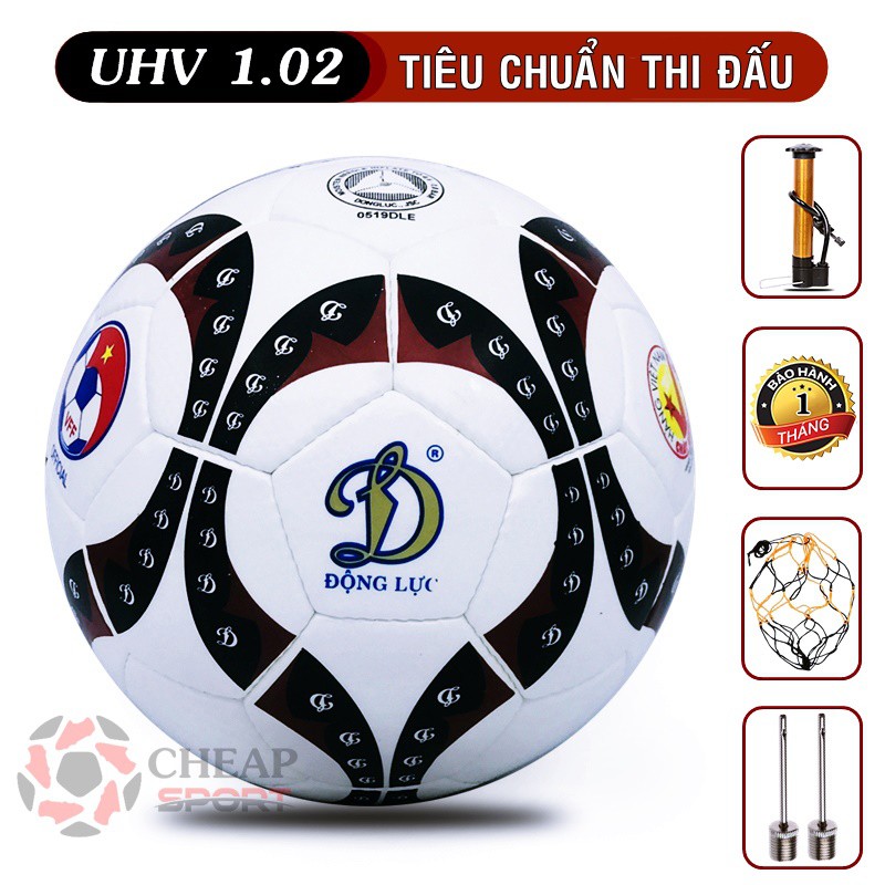 Bóng Đá Động Lực Chính Hãng In D UHV 1.02 Size 5 Tiêu Chuẩn Thi Đấu Phù Hợp Sân Cỏ Nhân Tạo Và Sân Cỏ Tự Nhiên