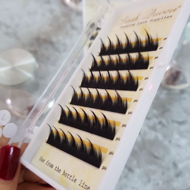 MI KATUN .MIX SIZE 8mm - 12mm. ĐỘ CONG J & C ( cong tự nhiên )