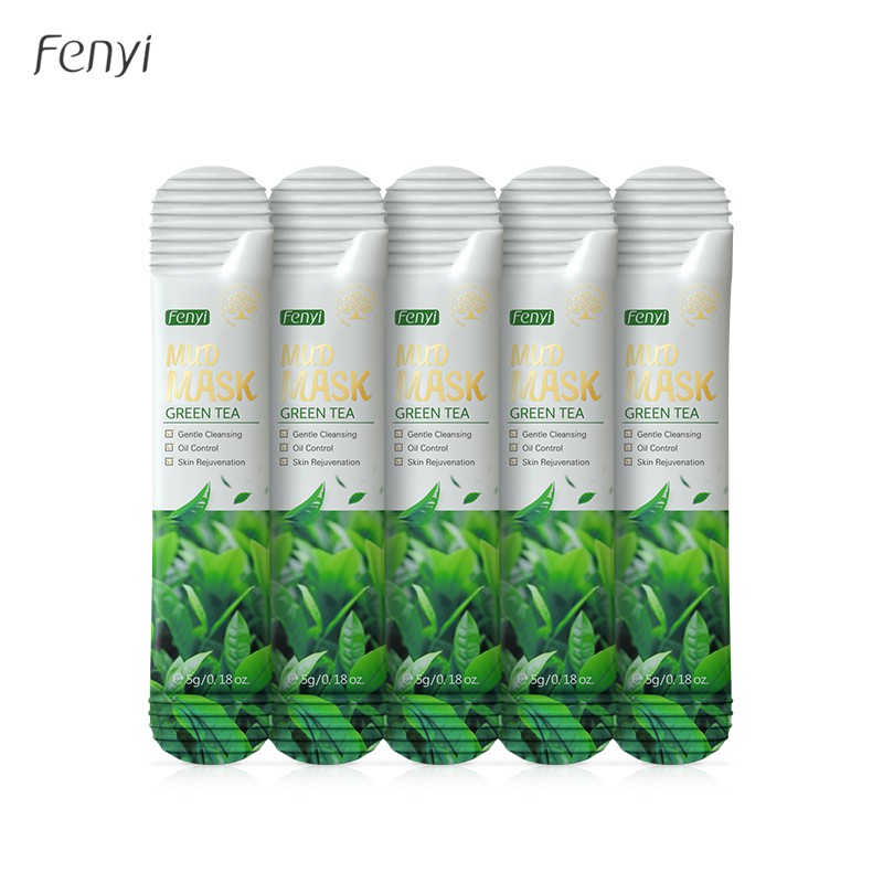 Fenyi Green Tea Mud Mask Oil Control 5pcs x 5g