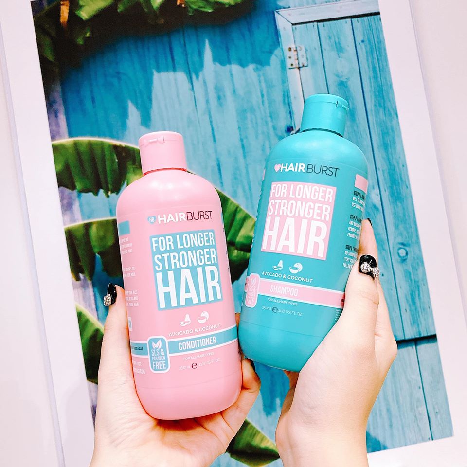 CẶP DẦU GỘI XẢ HAIRBURST Chăm Sóc, Kích Thích Mọc Tóc, Ngăn Ngừa Rụng | Chính Hãng | 350*2