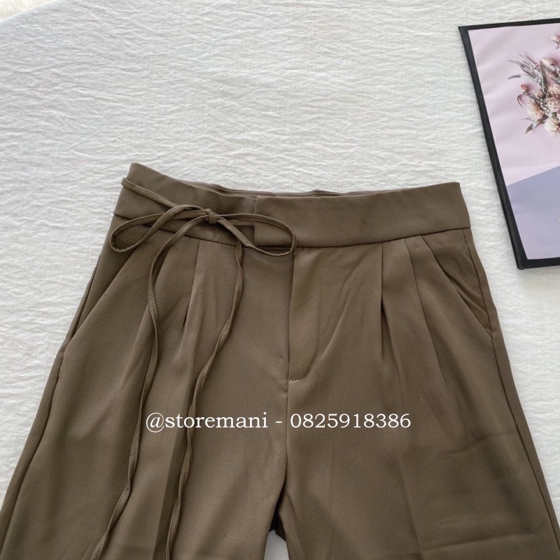 [ẢNH THẬT] Quần Ống Rộng Nữ Lưng Cao Hàng Loại 1, Quần Ống Suông Thắt Dây Nơ Phong Cách Hàn Quốc Siêu Đẹp