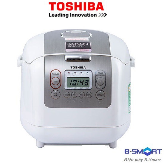 [Mã ELHADEV giảm 4% đơn 300K] Nồi cơm điện tử Toshiba RC-18NTFV(W)