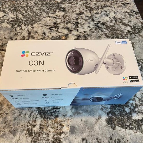 Camera Wifi ngoài trời tích hợp AI EZVIZ C3N CS-C3N-A0-3H2WFRL 1080P - Có màu ban đêm - Tích hợp micro - Hàng chính hãng