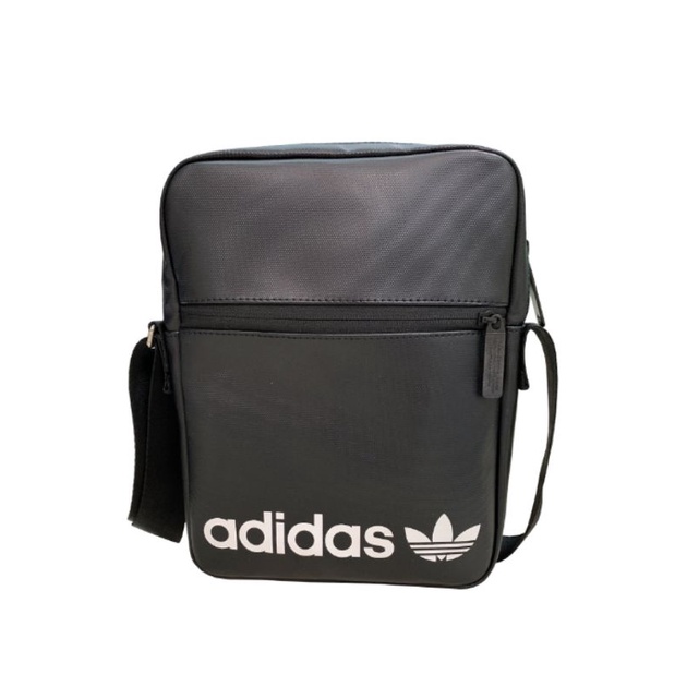 (Hàng chuẩn auth 1:1)VINTAGE PREMIUM CROSSOVER BAG BLACK/Túi đeo chéo adidas đựng máy tính bảng, Ipad