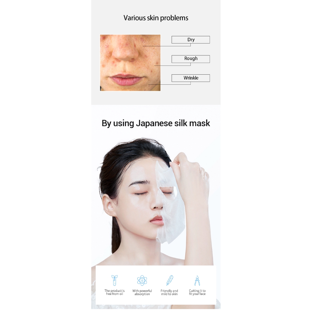 Mặt nạ serum hoa hồng BREYLEE nuôi dưỡng chăm sóc làm da tươi sáng hiệu quả